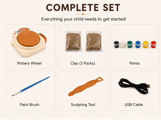 DIY Electric Pottery Wheel Kit