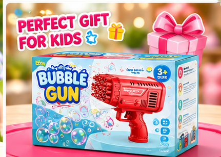 32-Hole Automatic Bubble Gun
