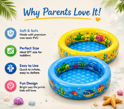 Kids Swimming Pool – Ocean Design