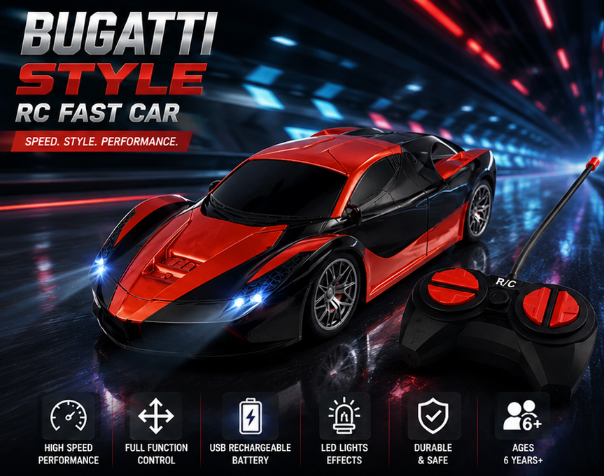 RC Bugatti Style Super Sports Car