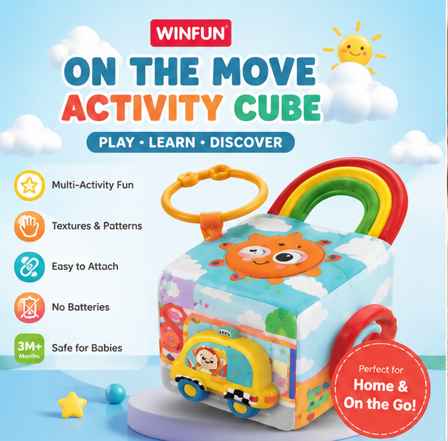 On The Move Activity Cube